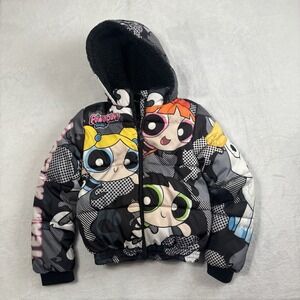 The Powerpuff Girls Members‎ Only Puffer Jacket Kids Size 7/8 Girls